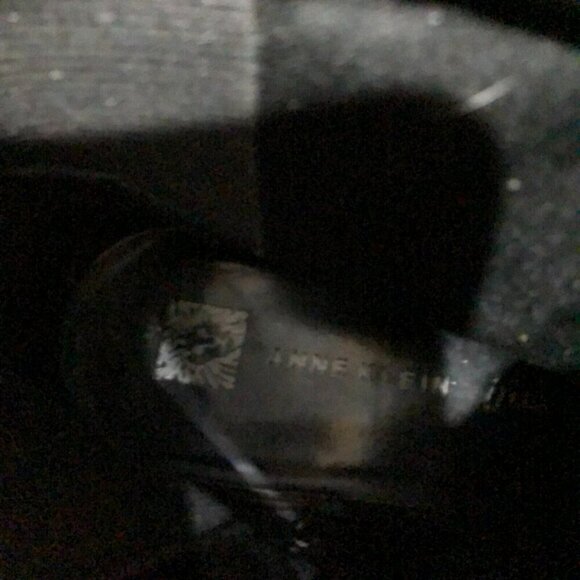 Anne Klein Akelin Flex Black Leather Pull-On Knee High Riding Boots Size 7 - Picture 11 of 13